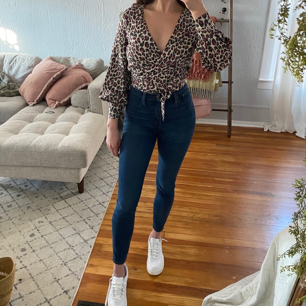 Lioness Animal Print Wrap Top!